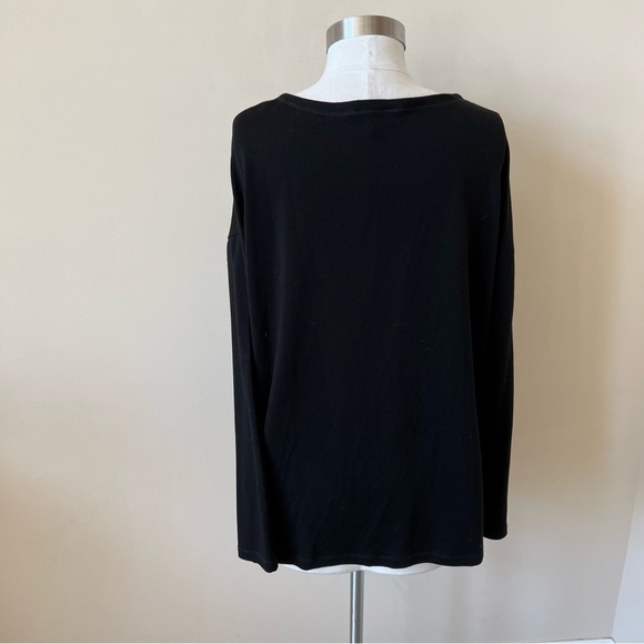 Eileen Fisher drop shoulder light weight sweater 13095 - Picture 4 of 8